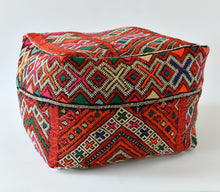 Load image into Gallery viewer, Moroccan Rug Pouf