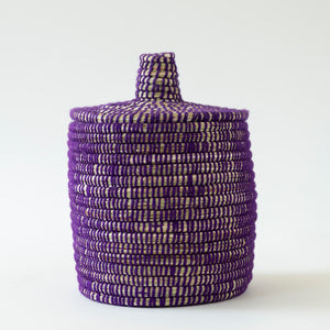 Moroccan Basket-Purple