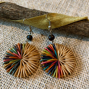 Seeded Mosaic Earrings