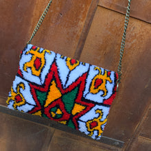 Load image into Gallery viewer, Vintage Rug Purse- Red Royal